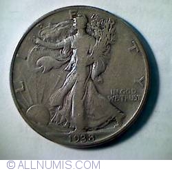 Half Dollar 1938 D