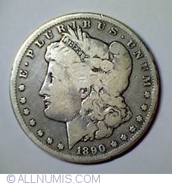 Morgan Dollar 1890 Cc