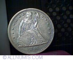 Image #1 of Seated Liberty Dollar 1846