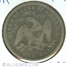 Image #2 of Seated Liberty Dollar 1871