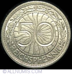 50 Reichspfennig 1937 A