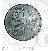 Image #2 of 1000 Forint 1995 - Vechi Nave de pe Dunare - Hableany 1867