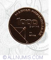 1000 Forint 2002 - Space message