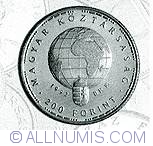 200 Forint 1992 - Barza alba ( Ciconia ciconia)
