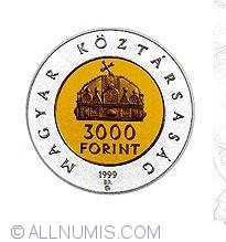 Image #1 of 3000 Forint 1999 - Mileniul Maghiar