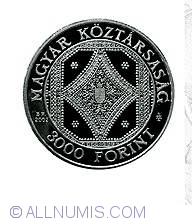 Image #1 of 3000 Forint 2002 - Aniversarea de 200 ani de la infiintarea Bibliotecii Nationale