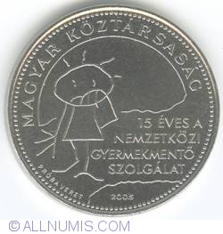 Image #2 of 50 Forint 2005 - Serviciul International pentru Siguranta Copiilor