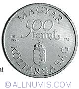Image #1 of 500 Forint 1994 - Vechi Nave de pe Dunare - Carolina 1817