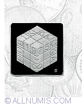 Image #2 of 500 Forint 2002 - Rubik's Cube