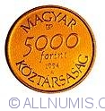 5000 Forint 1994 - Great Bustard