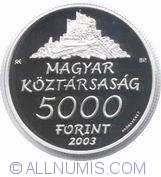 Image #2 of 5000 Forint 2003 - Patrimoniul Mondial in Ungaria - Holloko