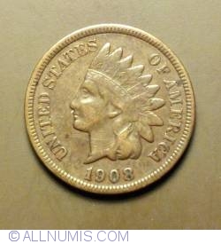 Indian Head Cent 1908 S