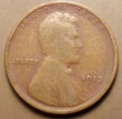 Image #2 of Lincoln Cent 1913