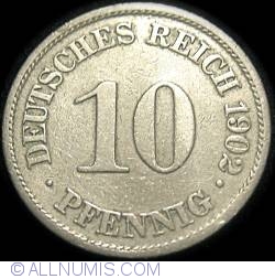 Image #1 of 10 Pfennig 1902 A