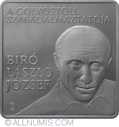 Image #2 of 1000 Forint 2010 - Laszlo Jozsef Biro - Inventorul pixului