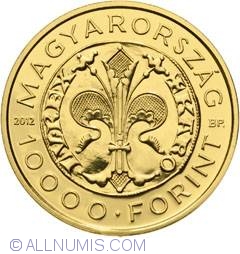 Image #2 of 10000 Forint 2012 - Florin-ul de aur a lui Carol I