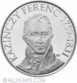 Image #2 of 3000 Forint 2009 - 250th Anniversary of Birth of Ferenc Kazinczy