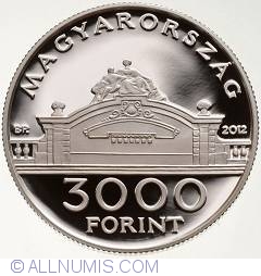 3000 Forint 2012 - 100th Anniversary of birth of Sandor Popovics