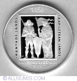 Image #2 of 5000 Forint 2006 - 550th Anniversary of the Victory at Nandorfehervar