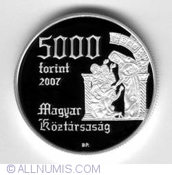 5000 Forint 2007 - Aniversarea de 800 ani de la nasterea Sfintei Elizabetha