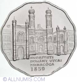 5000 Forint 2009 - Aniversarea de 150 ani a Sinagogii de pe strada Dohany