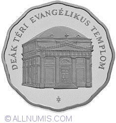 Image #2 of 5000 Forint 2011 - Biserica Evanghelica din Piata Deak