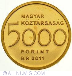 Image #1 of 5000 Forint 2011 - Aniversarea de 200 ani de la nasterea lui Adam Clark