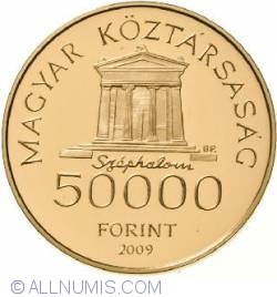 50000 Forint 2009 - Aniversarea de 250 ani de la nasterea lui Ferenc Kazinczy