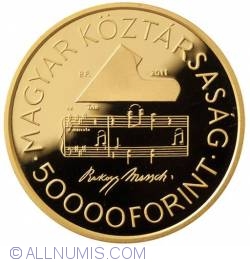 50000 Forint 2011 - 200th Anniversary - Birth of Franz Liszt