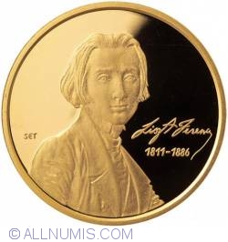 Image #2 of 50000 Forint 2011 - 200th Anniversary - Birth of Franz Liszt