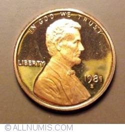 Image #1 of 1 Cent 1981 S (tip I)
