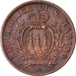5 Centesimi 1937 R