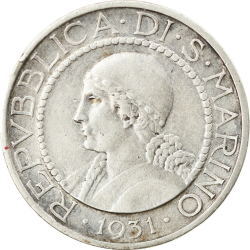 Image #2 of 5 Lire 1931 R