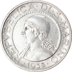 Image #2 of 5 Lire 1938 R