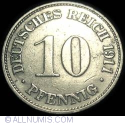 Image #1 of 10 Pfennig 1911 G