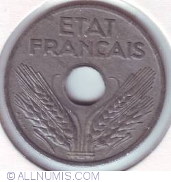 Image #2 of 20 Centimes 1944