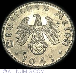 Image #2 of 50 Reichspfennig 1941 B