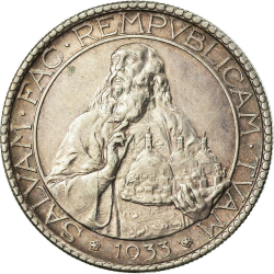 20 Lire 1933 R