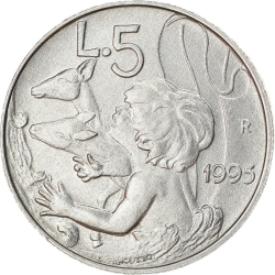 5 Lire 1995 R