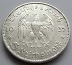 5 Reichsmark 1935 G