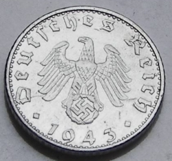 Image #2 of 50 Reichspfennig 1943 B