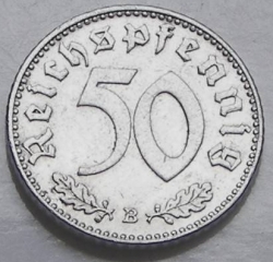 Image #1 of 50 Reichspfennig 1943 B