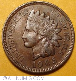 Image #1 of Indian Head Cent 1905