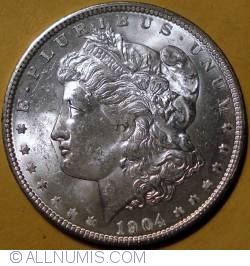 Morgan Dollar 1904 O