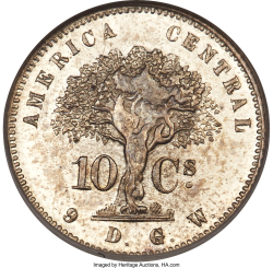 10 Centavos 1875 GW