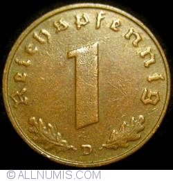 1 Reichspfennig 1937 D