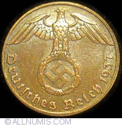 Image #2 of 1 Reichspfennig 1937 E