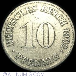 Image #1 of 10 Pfennig 1902 J