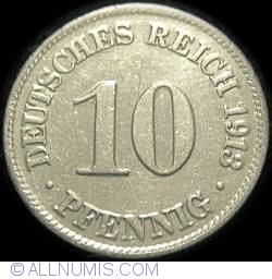 10 Pfennig 1913 D