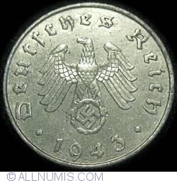 Image #1 of 10 Reichspfennig 1943 E